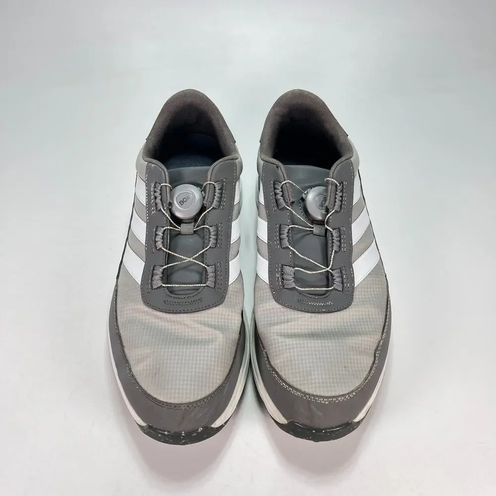 adidas S2G BOA 24 Grey White Blue Spikeless Golf Shoes IG0882 Men's Size 11.5